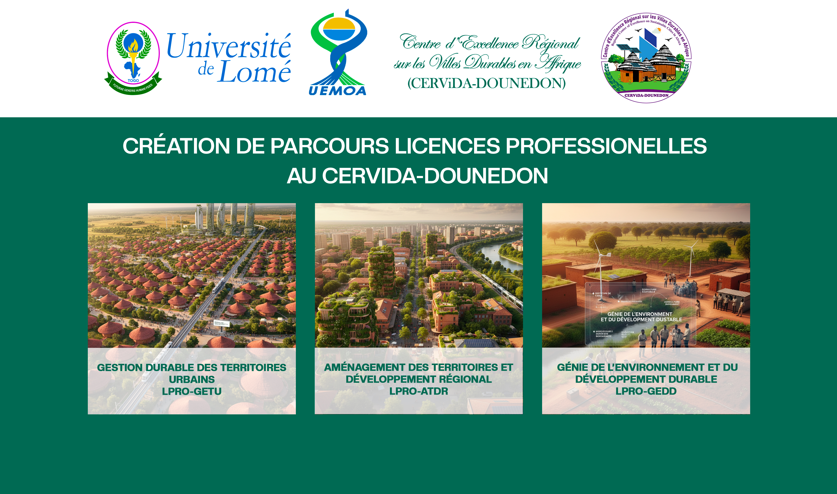 Création de parcours de Licences professionnelles